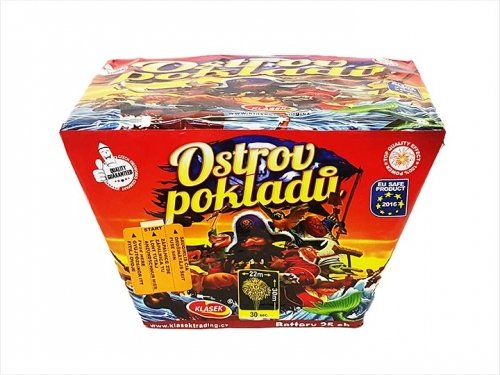 Ostrov pokladů 25 ran / 25 mm šikmý