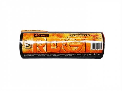 Ruční dýmový granát oranžový 